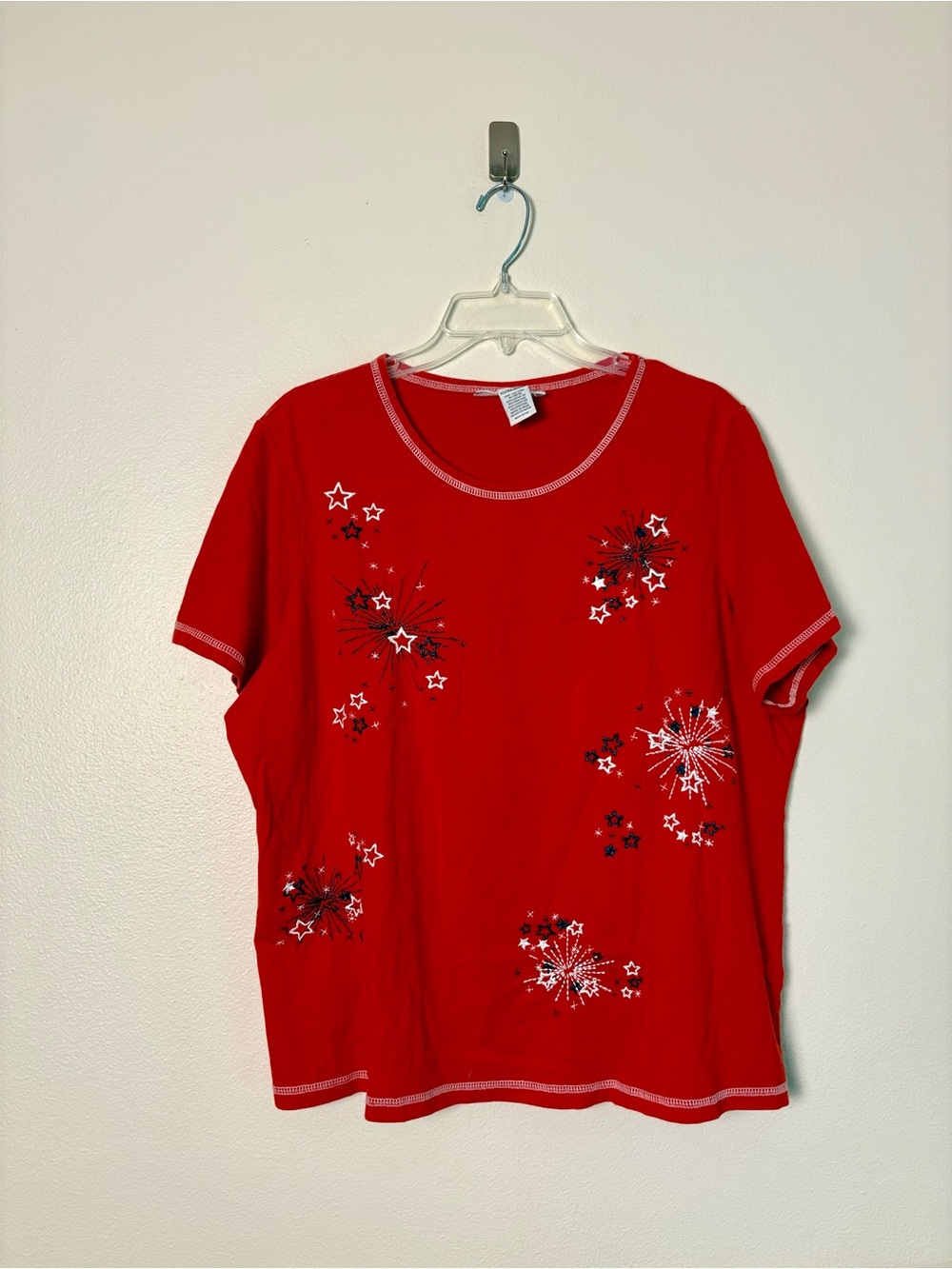 Vintage Sag Harbor fireworks embroidered tee